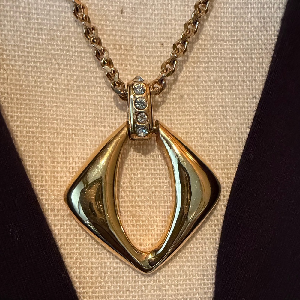 YSL Gold tone necklace
